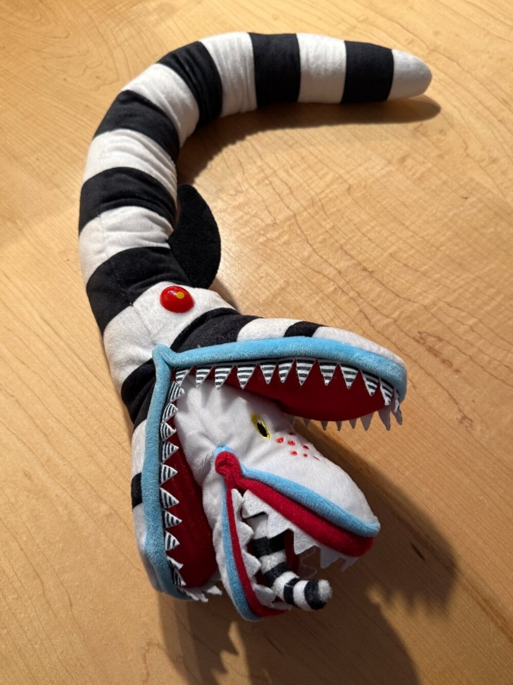 Spirit Halloween Beetlejuice Sandworm Snake Like New No Tags